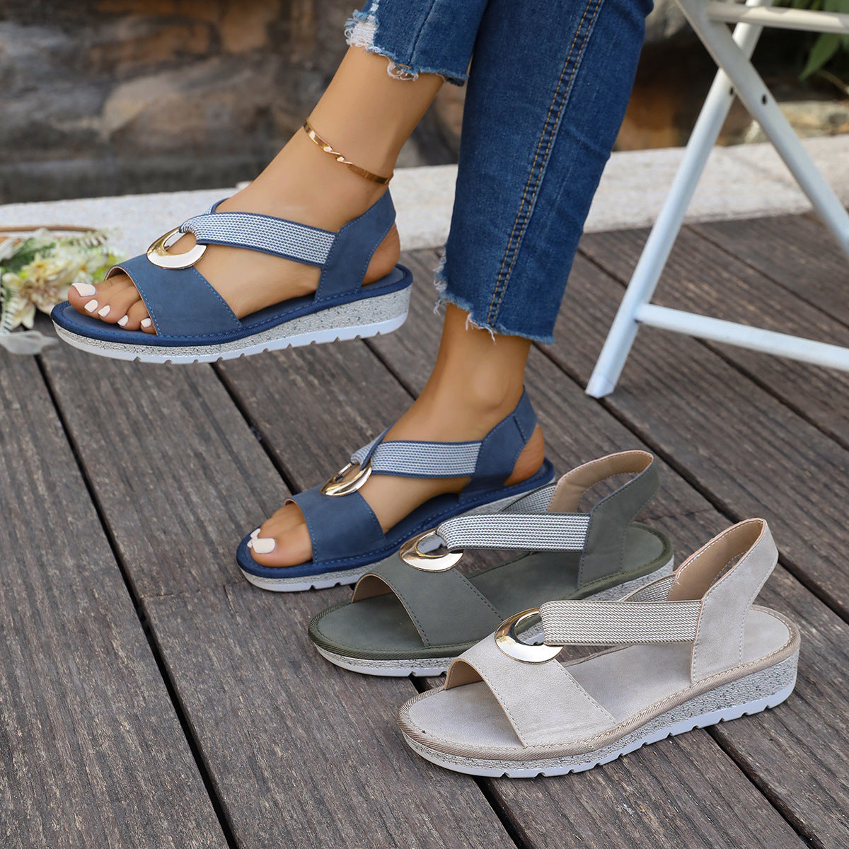 Sandales Soru — Anneau d'or