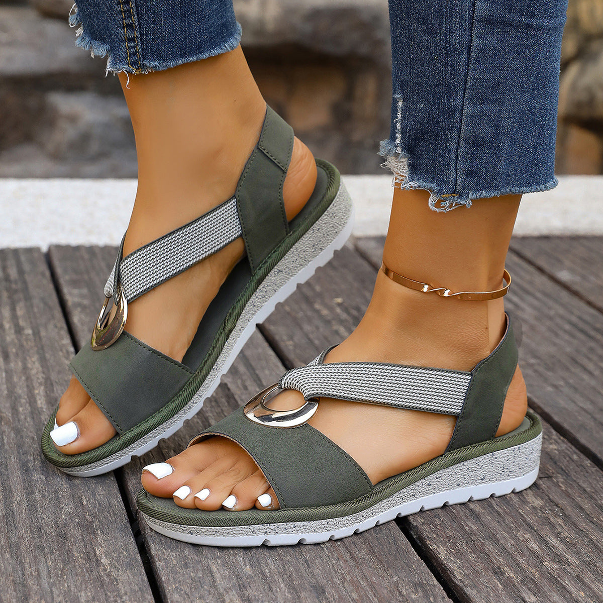 Sandales Soru — Anneau d'or