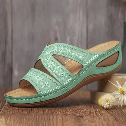 Mules Tiva — Broderie douce