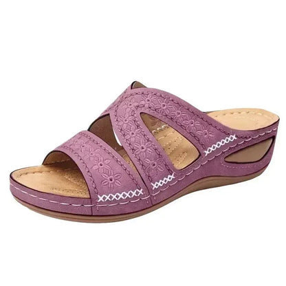 Mules Tiva — Broderie douce