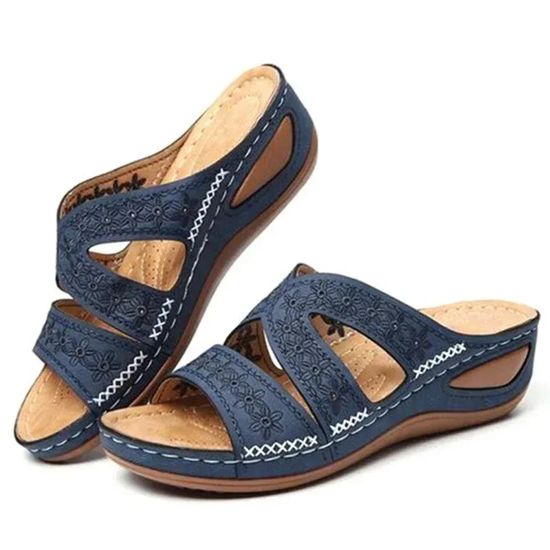 Mules Tiva — Broderie douce