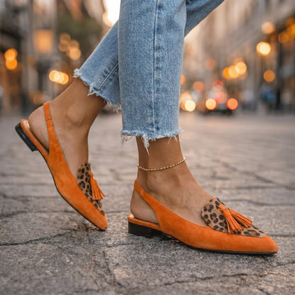 Mules Lorena — Élégance Colorée à Pompons