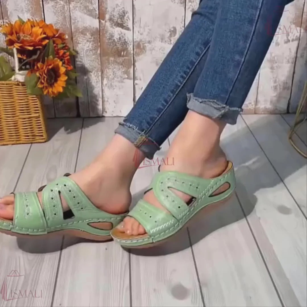 Mules Tiva — Broderie douce