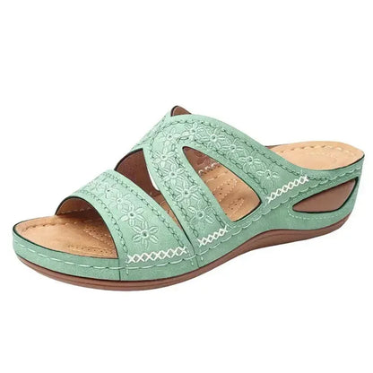 Mules Tiva — Broderie douce