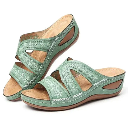Mules Tiva — Broderie douce