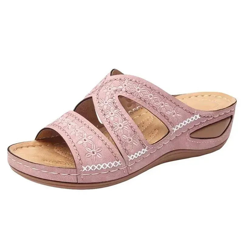 Mules Tiva — Broderie douce