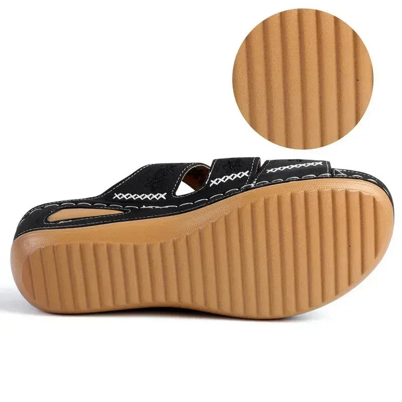 Mules Tiva — Broderie douce