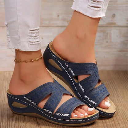 Mules Tiva — Broderie douce