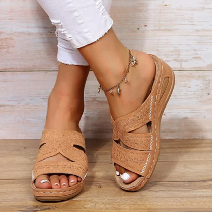 Mules Tiva — Broderie douce