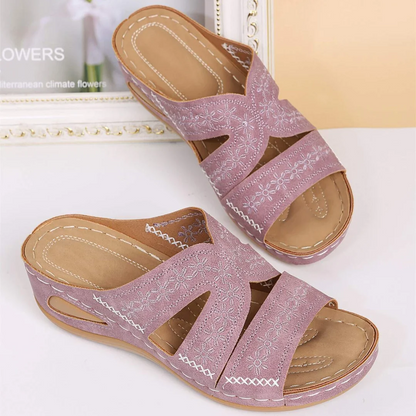 Mules Tiva — Broderie douce