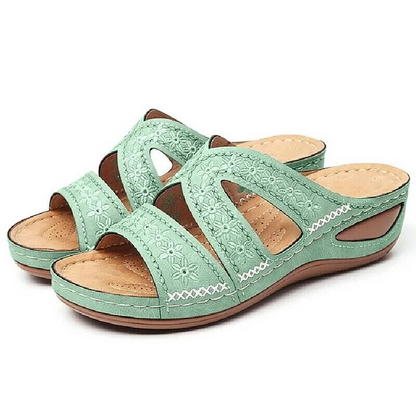 Mules Tiva — Broderie douce