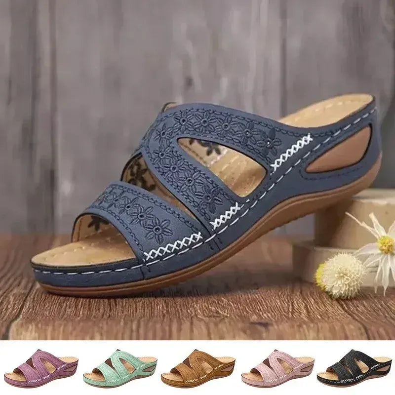Mules Tiva — Broderie douce