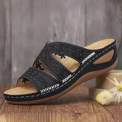 Mules Tiva — Broderie douce