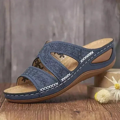 Mules Tiva — Broderie douce